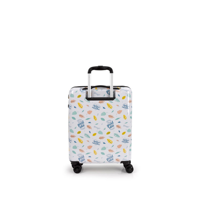 Maleta Cabina Rígida Gabol x Mr. Wonderful Vibes 4 Ruedas Dobles TSA