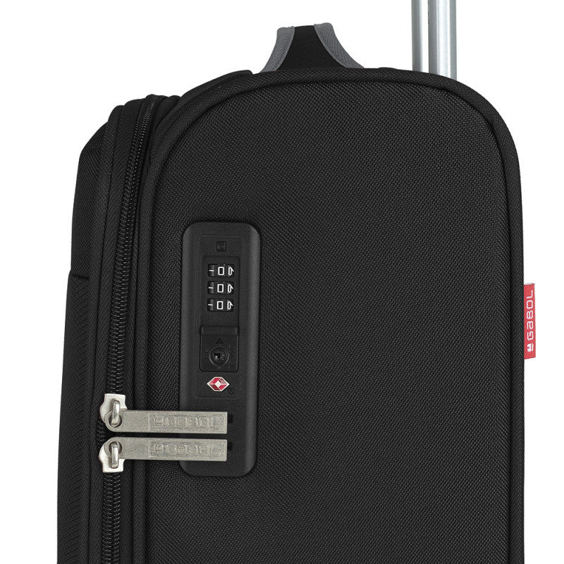 Maleta de Cabina Blanda Gabol ZAMBIA Ligera Ruedas Dobles TSA