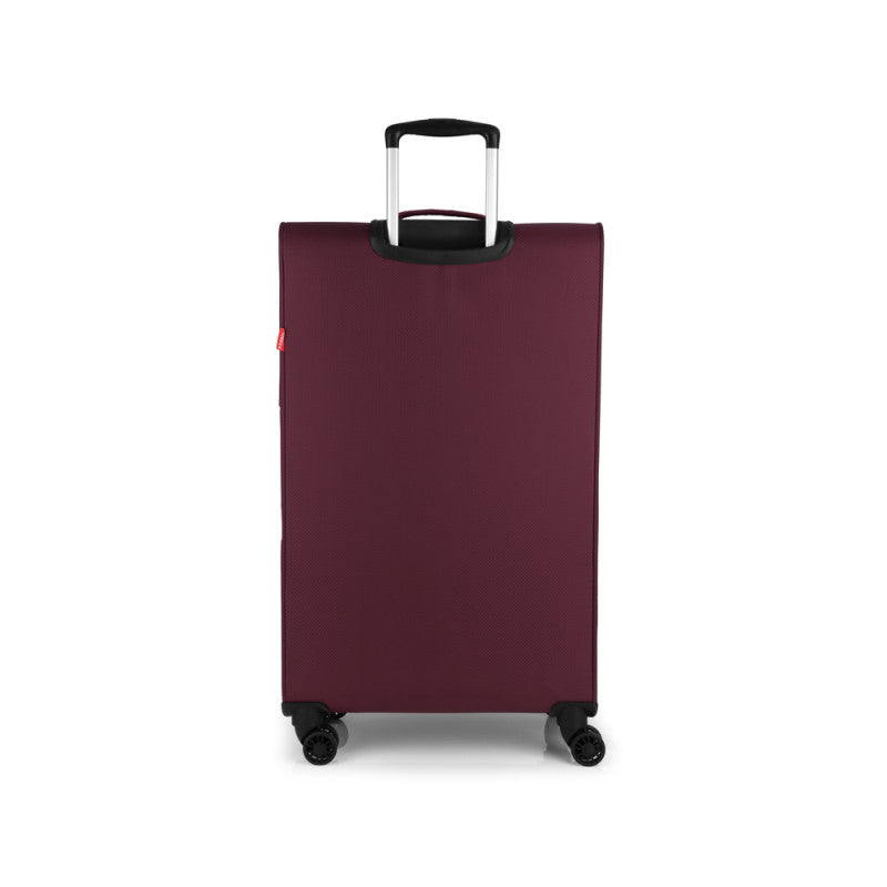 Maleta Grande Gabol Cloud Blanda, Ligera, Expandible, 4 Ruedas Dobles TSA