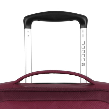 Maleta Grande Gabol Cloud Blanda, Ligera, Expandible, 4 Ruedas Dobles TSA