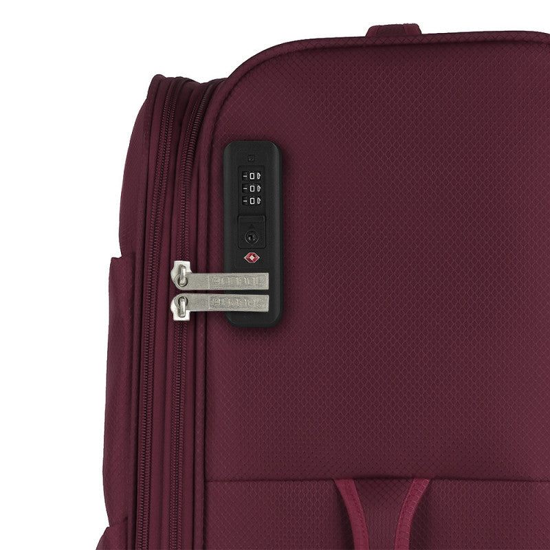 Maleta Grande Gabol Cloud Blanda, Ligera, Expandible, 4 Ruedas Dobles TSA