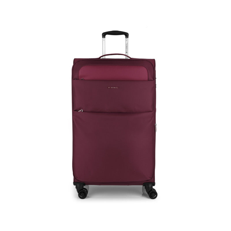 Maleta Grande Gabol Cloud Blanda, Ligera, Expandible, 4 Ruedas Dobles TSA