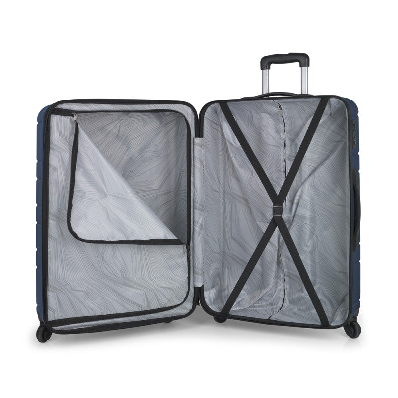 Maleta Grande Gabol ZERO Expandible Ligera con Cerradura Combinación y 4 Ruedas