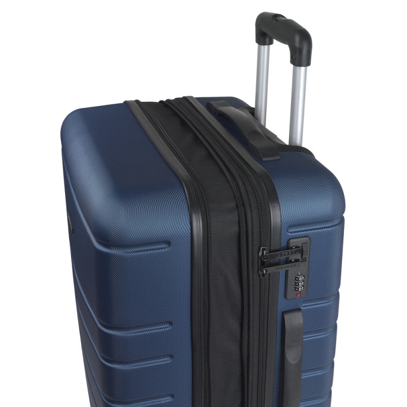Maleta Grande Gabol ZERO Expandible Ligera con Cerradura Combinación y 4 Ruedas