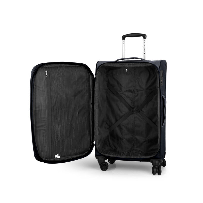 Maleta Mediana Gabol Cloud Blanda: Ligera, Expandible, 4 Ruedas Dobles TSA