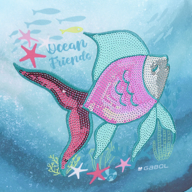 Mochila Escolar Gabol ACQUA Adaptable Carro 15.6 Pulgadas Reforzada Poliéster