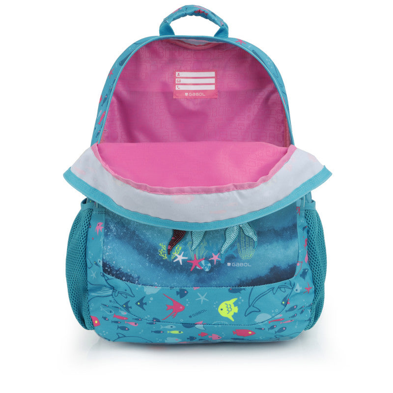 Mochila Escolar Gabol ACQUA Adaptable Carro 15.6 Pulgadas Reforzada Poliéster