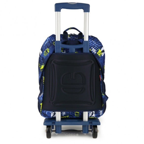 Mochila Escolar Gabol Ball Grande Adaptable a Carro con 2 Compartimentos