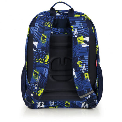 Mochila Escolar Gabol Ball Grande Adaptable a Carro con 2 Compartimentos