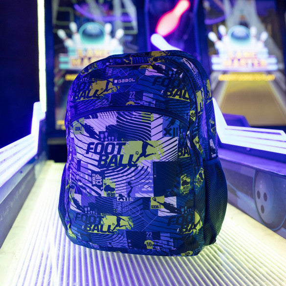 Mochila Escolar Gabol Ball Grande Adaptable a Carro con 2 Compartimentos