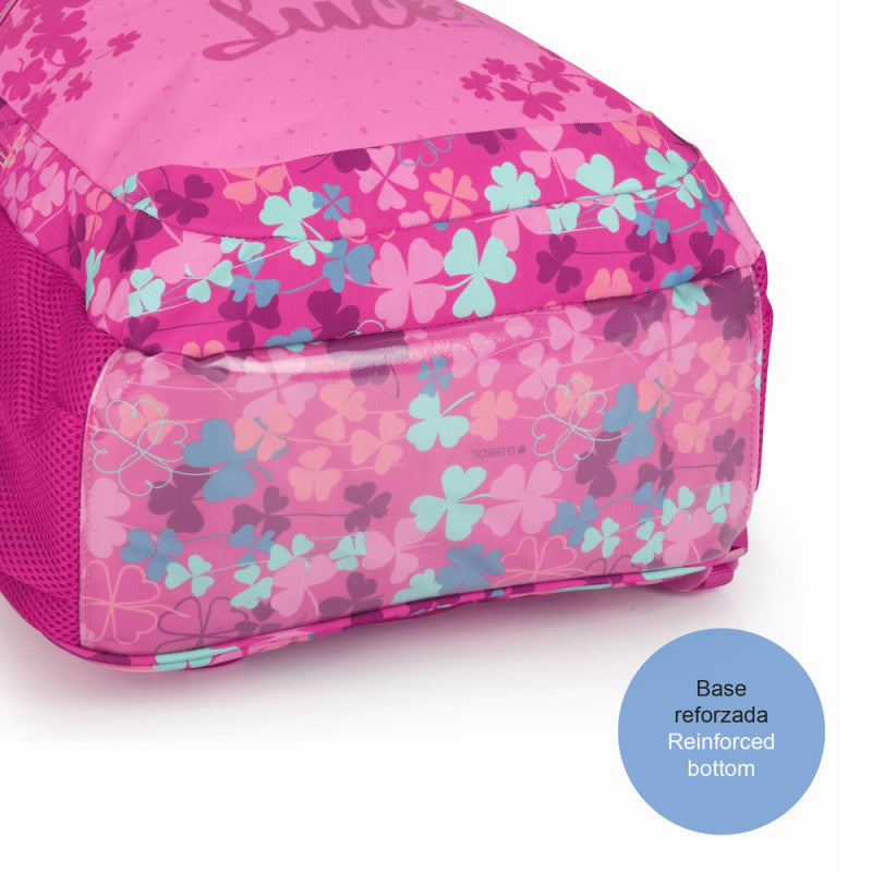 Mochila Escolar Gabol CLOVER Adaptable Carro 15.6 Pulgadas Reforzada Compartimentos Dobles