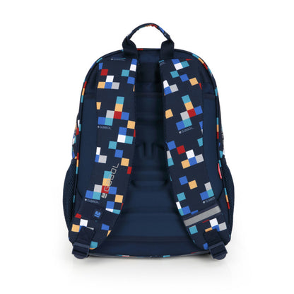 Mochila Escolar Gabol CUBIK Adaptable Carro, Resistente Agua, Ergonómica, Organizador Interno