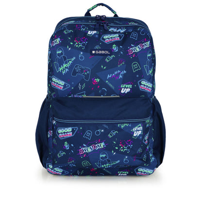 Mochila Escolar Gabol Loot Adaptable a Carro con Diseño Divertido y Resistente