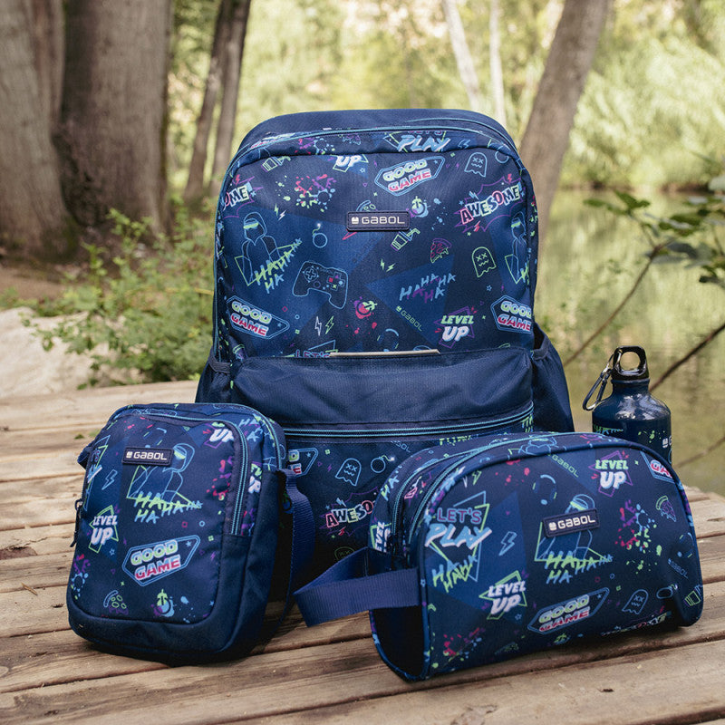 Mochila Escolar Gabol Loot Adaptable a Carro con Diseño Divertido y Resistente