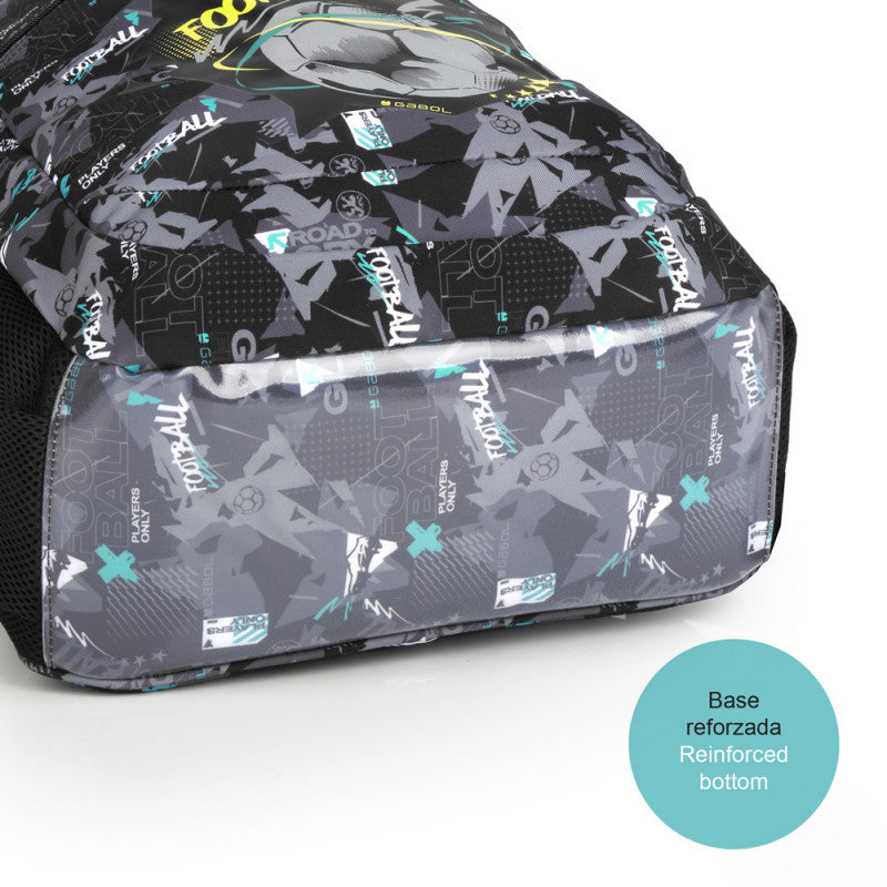 Mochila Escolar Gabol SCORE Adaptable a Carro, Gran Capacidad, Acolchada