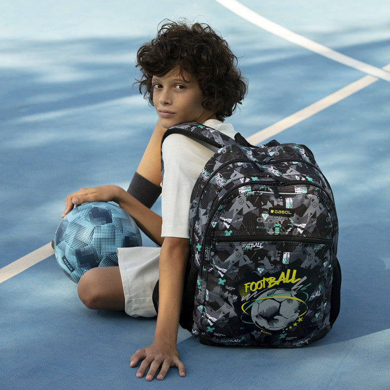 Mochila Escolar Gabol SCORE Adaptable a Carro, Gran Capacidad, Acolchada