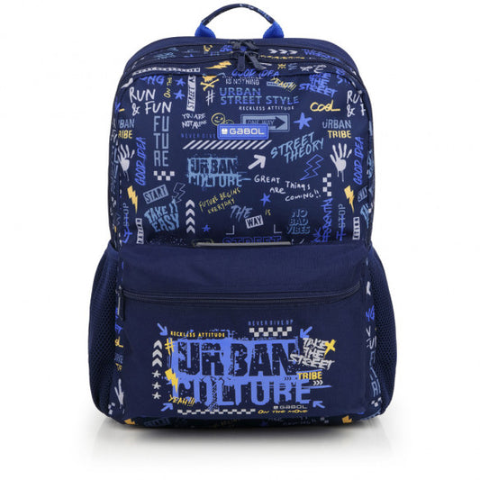 Mochila Escolar Skull Gabol Adaptable Carro: Gran Capacidad, Resistente y Cómoda