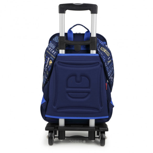 Mochila Escolar Skull Gabol Adaptable Carro: Gran Capacidad, Resistente y Cómoda