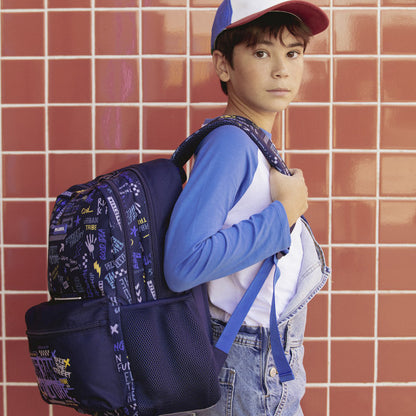 Mochila Escolar Skull Gabol Adaptable Carro: Gran Capacidad, Resistente y Cómoda