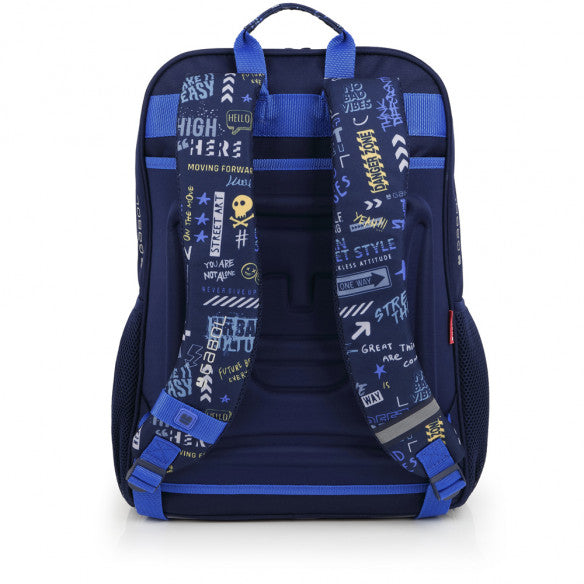 Mochila Escolar Skull Gabol Adaptable Carro: Gran Capacidad, Resistente y Cómoda