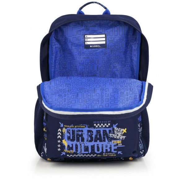 Mochila Escolar Skull Gabol Adaptable Carro: Gran Capacidad, Resistente y Cómoda