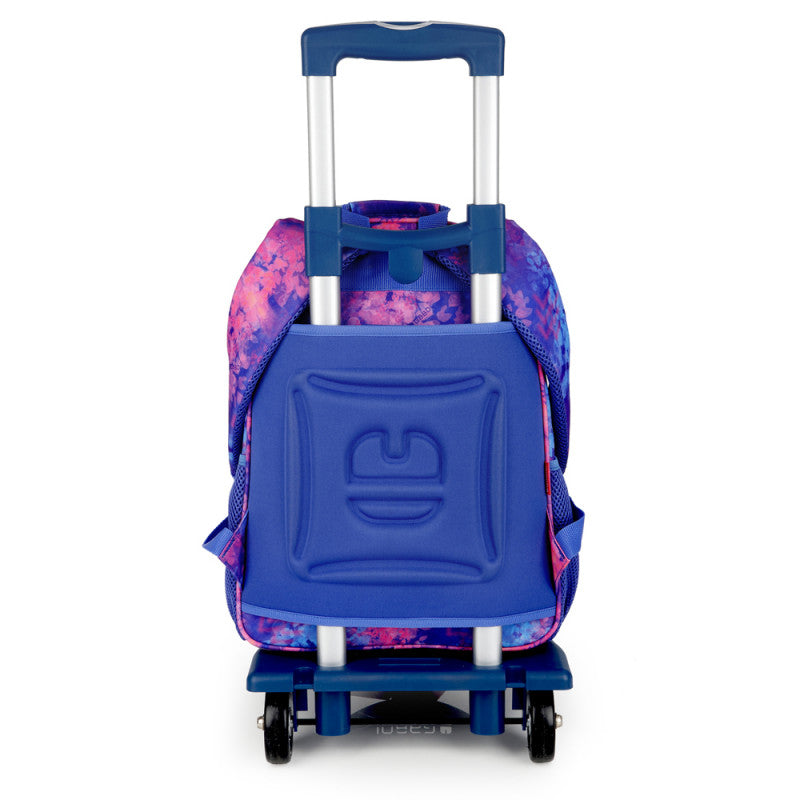 Mochila Escolar Adaptable a Carro Gabol SUNSET: Resistente al Agua, Ergonómica y Reflectante