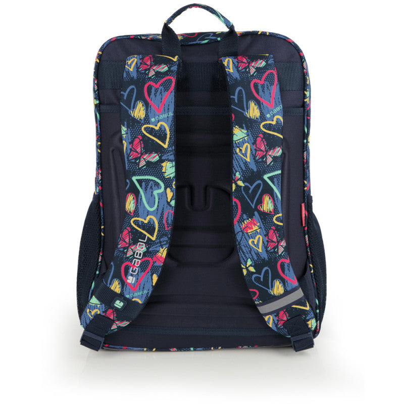 Mochila Escolar Gabol Tizas: Diseño Vibrante, Adaptable a Carro, Gran Capacidad y Reforzada