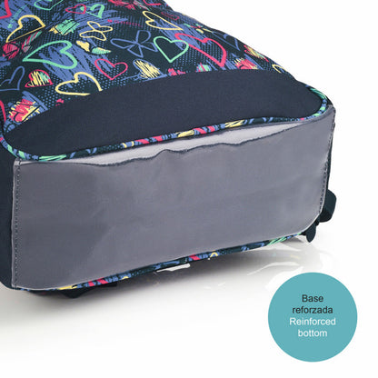 Mochila Escolar Gabol Tizas Adaptable a Carro: Impermeable, Cómoda y Segura