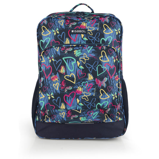 Mochila Escolar Gabol Tizas: Diseño Vibrante, Adaptable a Carro, Gran Capacidad y Reforzada