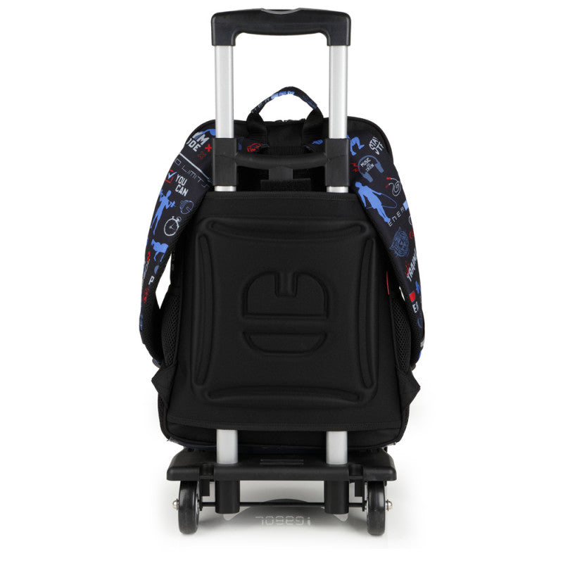 Mochila Escolar Gabol Training Adaptable a Carro Doble Compartimento Reforzada