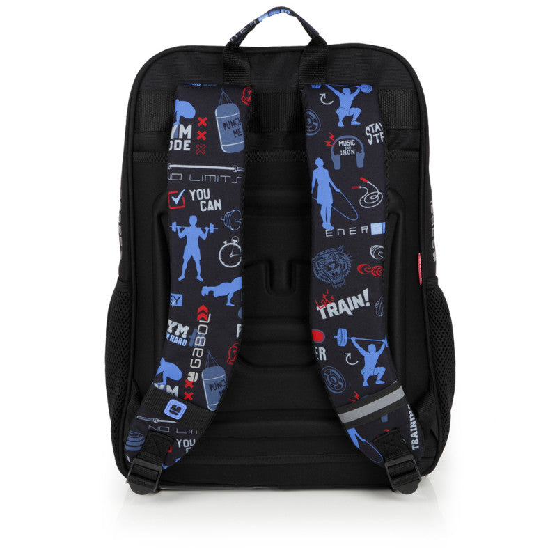 Mochila Escolar Gabol Training Adaptable a Carro Doble Compartimento Reforzada