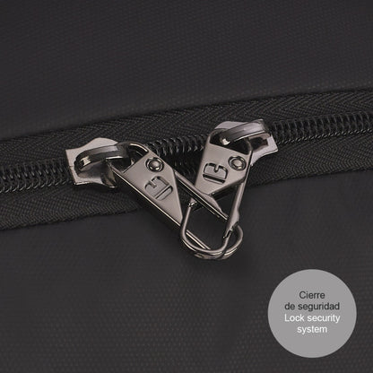 Mochila Gabol Bonus para Portátil 17.3'' Acolchada con Seguridad, Negra