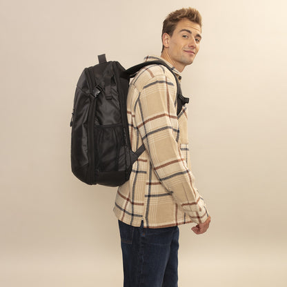 Mochila de Cabina Gabol Canadá Expandible con Organizador y Acople para Viaje