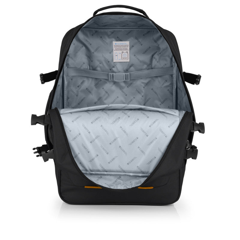 Mochila de Cabina Gabol WEEK ECO: Ligera, Ecológica, Reciclada, Portátil 17.3", Viaje Cómodo