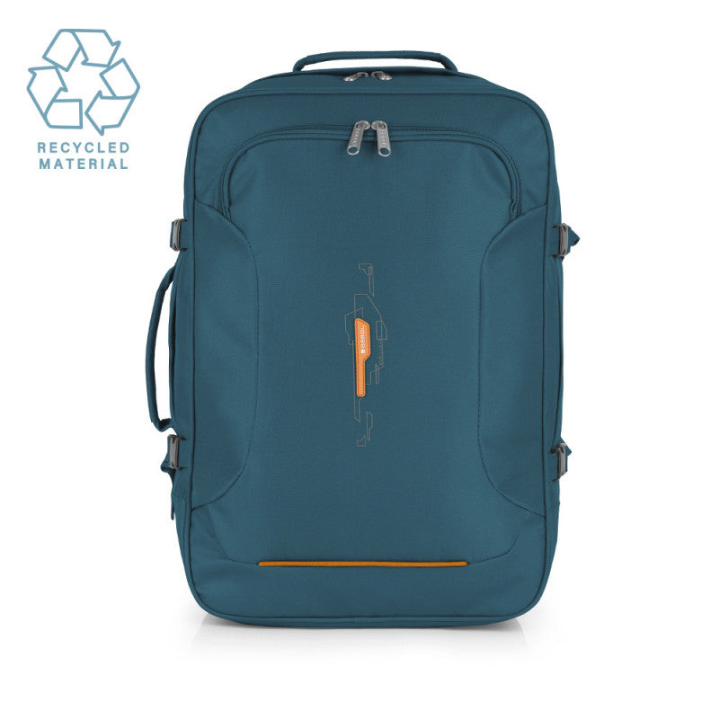 Mochila de Cabina Gabol WEEK ECO: Ligera, Ecológica, Reciclada, Portátil 17.3", Viaje Cómodo