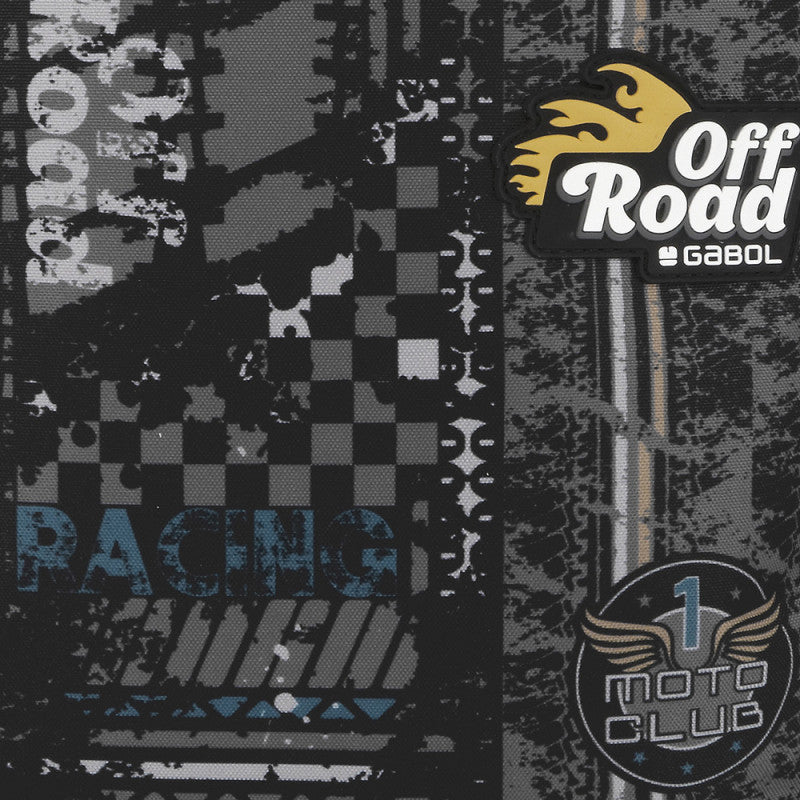 Mochila Escolar Gabol ROAD con 3 Compartimentos, Ergonómica y Libre de PVC