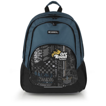Mochila Escolar Gabol ROAD con 3 Compartimentos, Ergonómica y Libre de PVC