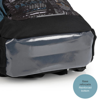 Mochila Escolar Gabol ROAD con 3 Compartimentos, Ergonómica y Libre de PVC