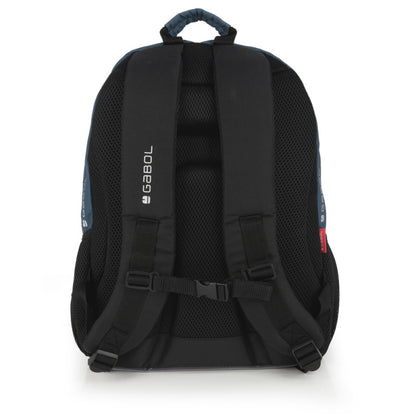Mochila Escolar Gabol ROAD con 3 Compartimentos, Ergonómica y Libre de PVC