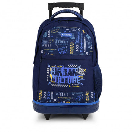 Mochila Escolar Gabol SKULL con Ruedas Dobles y Espalda Acolchada