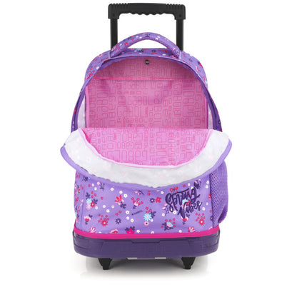 Mochila Escolar Gabol VIOLET con Ruedas Dobles y Espalda Acolchada para Niños