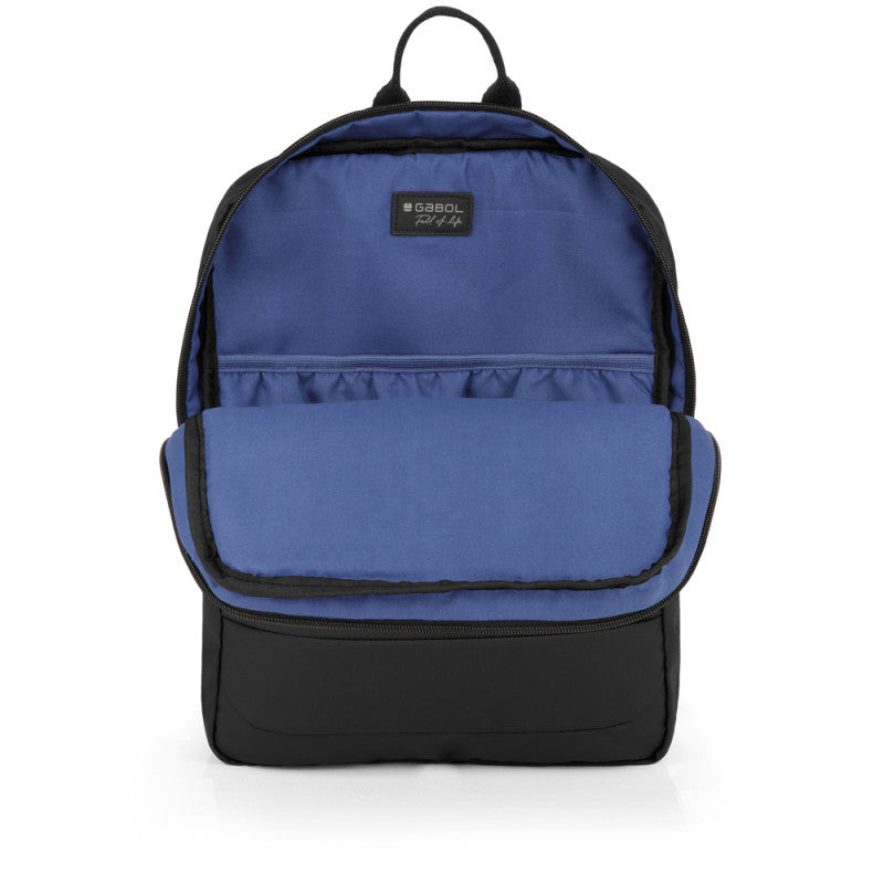 Mochila Gabol FLASH para Portátil 14'' Gris Oscuro, Reflectante, Acople Carro