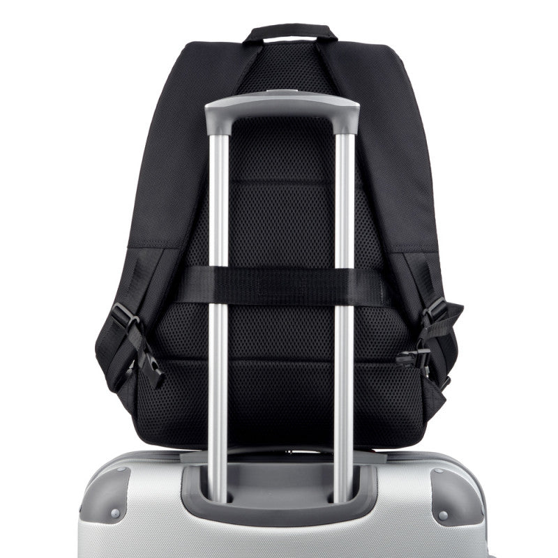 Mochila Gabol Pixel Impermeable para Portátil 15.6", Conexión USB, Material Reciclado