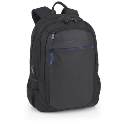Mochila Gabol Pixel Impermeable para Portátil 15.6", Conexión USB, Material Reciclado