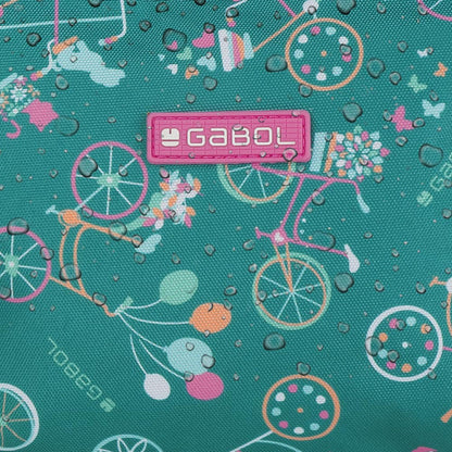 Mochila Pequeña Fiori Gabol Verde: Diseño Juguetón, Espalda Acolchada, Identificador