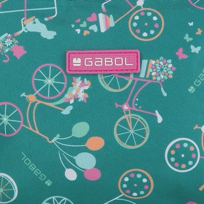 Mochila Pequeña Fiori Gabol Verde: Diseño Juguetón, Espalda Acolchada, Identificador