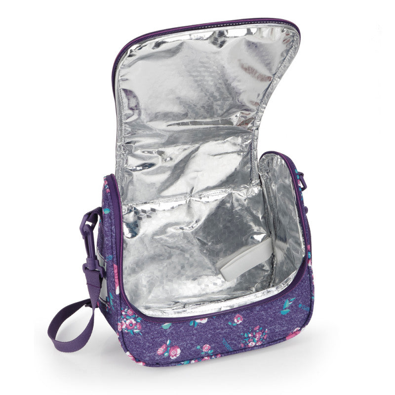 Bolsa Porta Alimentos Térmica LILY, Acolchada, Impermeable, Libre BPA, Acople Carro