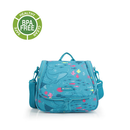 Porta Alimentos Térmico Gabol ACQUA Infantil Acolchado Resistente Agua BPA-Free