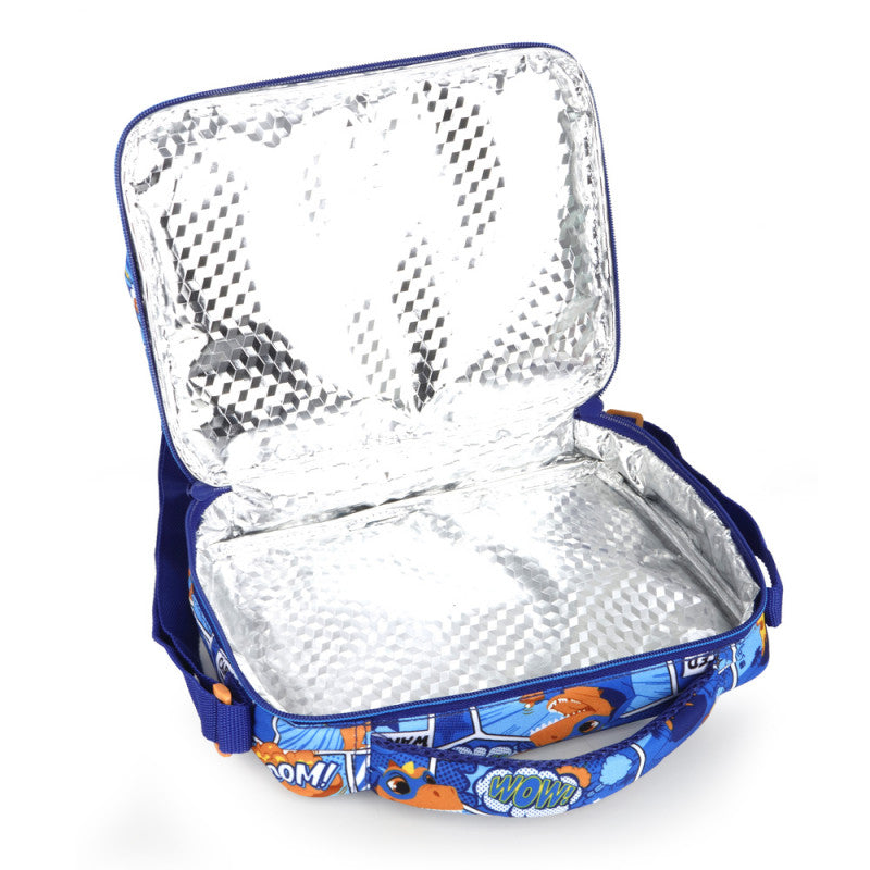 Bolsa Térmica Porta Alimentos Gabol DINO: Diseño Infantil, Compartimentos Múltiples y Acolchado