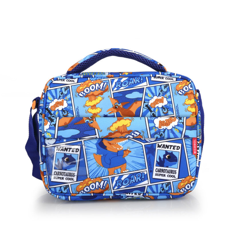 Bolsa Térmica Porta Alimentos Gabol DINO: Diseño Infantil, Compartimentos Múltiples y Acolchado